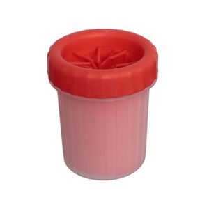 Copo Limpa Patas para Cães e Gatos Vermelho 11cm