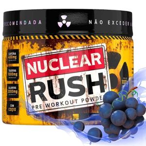 Pré Treino Power Nuclear Rush 100g Suplemento BodyAction - Uva