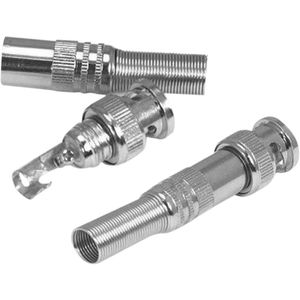 Conector Zinco Mola Bnc Macho 10Un Parafuso Sv10