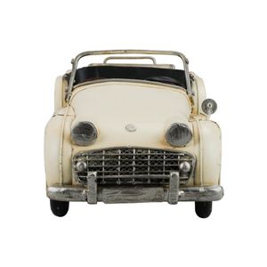 Miniatura Carro Branco Conversível 11x32x14cm Tudo em Caixa