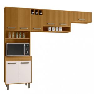 Cozinha Compacta 8 Portas Malta - Poliman