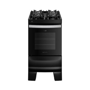 Fogão Atlas Agile Up Glass 4 Bocas Preto