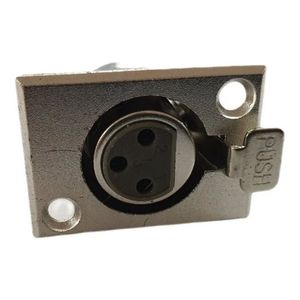 Conector Adaptador Canon Xlr Painel Fêmea