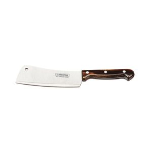 Cutelo Tramontina Polywood em Inox e Cabo de Madeira Castanho 6"