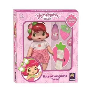 Boneca Moranguinho De Vinil Com Acessórios 4006 Mimo