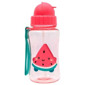 Garrafinha Com Canudo Frutti Melancia 400Ml Buba 12106