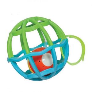 Bolinha Baby Ball Luz E Som Verde E Azul Buba 5848