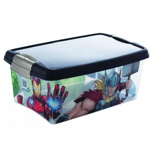 Caixa Organizadora com Trava Avengers 3,4L Plasútil
