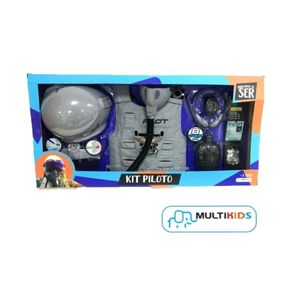 Conjunto Brincando De Ser Piloto Multikids Br1121