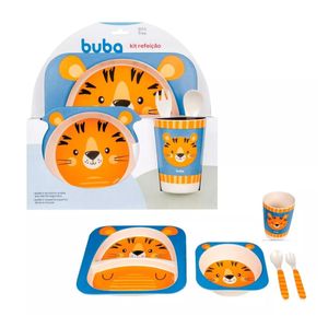 Kit Refeição De Bambu Tigre Buba 13208