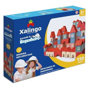 Jogo Brincando De Engenheiro 150 Peças Xalingo 53054