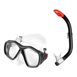 Kit Mergulho Máscara E Snorkel Preto Multikids Es366