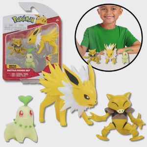 Pokémon Bonecos Abra, Chikorita, Joelton Sunny 002603
