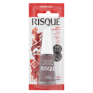Esmalte Metálico Maçã do Amor Risqué Vermelhos