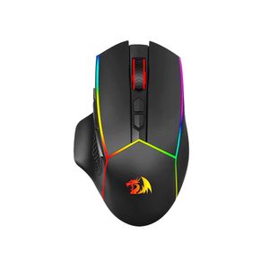 MOUSE GAMER REDRAGON AXE PRO PRETO - M814RGB - PRO