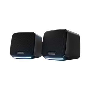 CAIXA DE SOM FORCE ONE EXPLORER BLACK RGB CONEXAO USB E P2 DRIVERS DE AUDIO DE 52MM POTENCIA DE 3W - FR.AU.EX.01