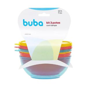 Kit Com 3 Potes Para Papinha Buba 16175