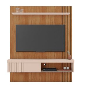 Painel para Tv até 55" Jade 1.5 Freijó/Off White Caemmun