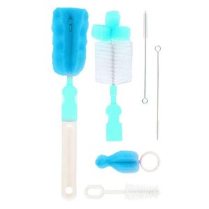 Conjunto De Escovas Para Mamadeiras E Canudos Azul Buba 7290