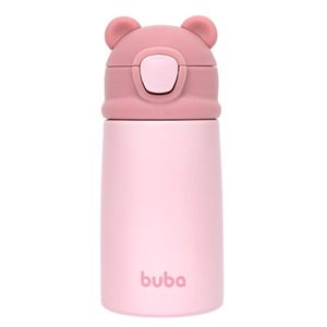 Copo Térmico Parede Dupla Urso Rosa Buba 18077