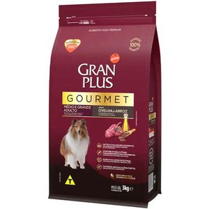 Ração Gourmet Cães Adultos Médio e Grande Ovelha e Arroz