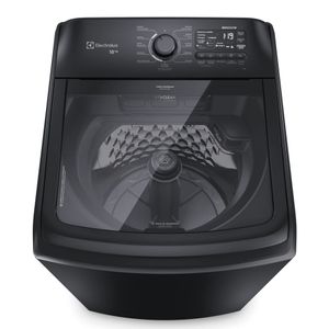 Máquina de Lavar Electrolux 18Kg Preta Expert Tripla Filtragem e Jatos Poderosos (LEB18)