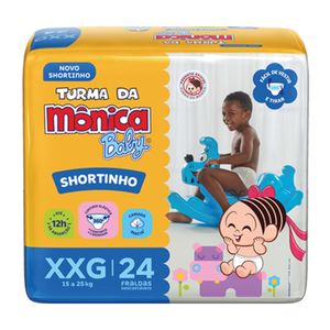 Fralda Turma da Mônica Roupinha Mega XXG Pacote com 24 Unidades