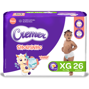 Fralda Cremer Roupinha Mega XG 26 Unidades