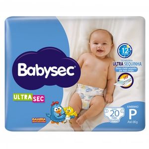 Fralda Babysec Jumbinho P 20 Unidades