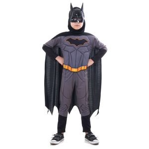 Fantasia Batman Luxo Infantil - Liga da Justiça - Original