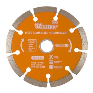 Disco Diamantado Segmentado Western