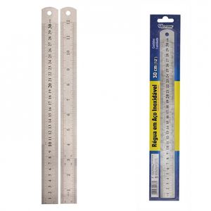 Regua Inox 30Cm Western