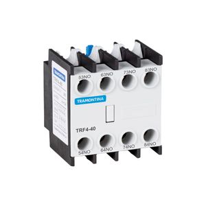 Contato Auxiliar Frontal para Contator Tramontina TRF4-40 4NA