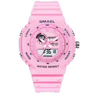 Relógio Feminino Relógio Smael AnaDigi 8037 Rosa