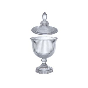 Potiche Decorativo de Vidro GFT 19cm - Hauskraft