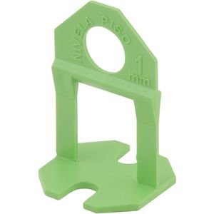 Nivelador Piso Verde 1,00mm com 100 peças - Vonder