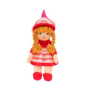 Mochila Boneca Saia Chapéu Rosa Branco 50X34cm - Tudo em Caixa