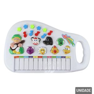 Teclado Musical Infantil Maestro Fazendinhas - Tudo em Caixa