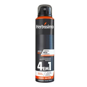 Desodorante Aerosol Antitranspirante Herbissimo Dark Silver 150Ml