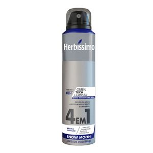 Desodorante Aerosol Antitranspirante Herbissimo Snow Moon 150Ml