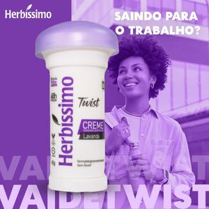 Desodorante Twist Antitranspirante Lavanda Herbissimo 45g