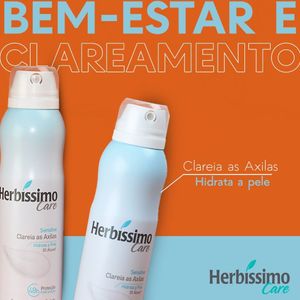 Kit Desodorante Aerossol Antitranspirante Herbissimo Care Sensitive c/2 unidades