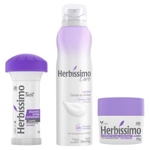 Kit Desodorante Herbíssimo Lavanda - c/3 unidades