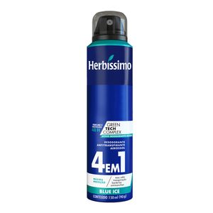 Kit Desodorante Aerossol Antitranspirante Herbissimo Blue Ice e Tabu Livre 150Ml