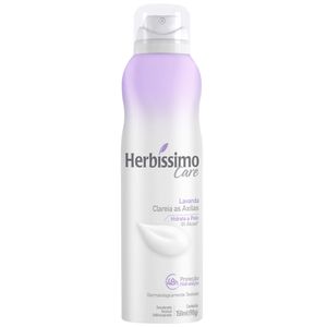 Kit Desodorante Aerossol Antitranspirante Herbissimo Dark Silver e Care Lavanda 150Ml