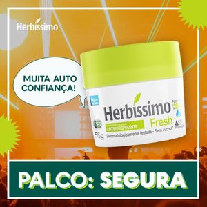 Desodorante Creme Antitranspirante Fresh Herbissimo 55G