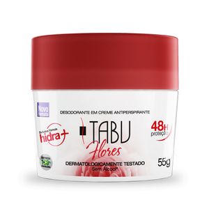 Desodorante Creme Antitranspirante Tabu Flores 55G