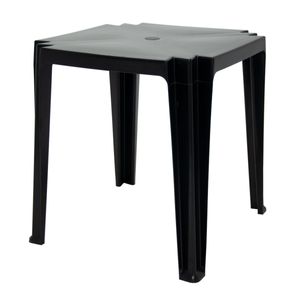 Mesa Tramontina Tambau 68 x 68 x 72 cm em Polipropileno Preto