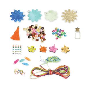 Kit Colar Moana Disney com Adesivos, Pingentes e Miçangas