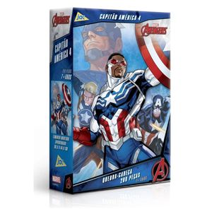 Quebra Cabeça Capitão America 4 200 Peças Toyster 3280